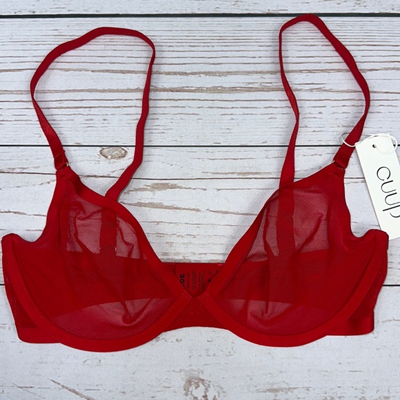 CUUP Other - CUUP The Plunge -Mesh, Cerise, 30E